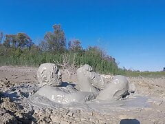 Thickest mud ever! Extreme mud bath