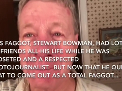 Huge Black Cock Throat Fucks Stewart Bowman The Faggot