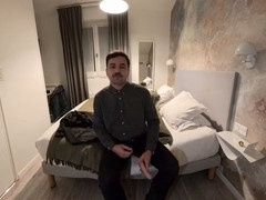 Gay jerk off instruction - cum on my chest