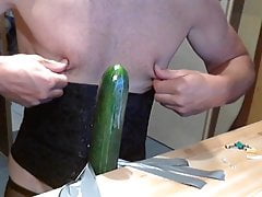 Slavamaid giving a blowjob with cum