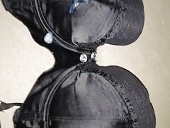 Cum on Black Bra 32D
