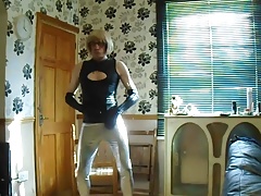 me in tight leggings