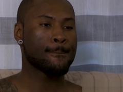 Steamy interracial anal session with two handsome studs