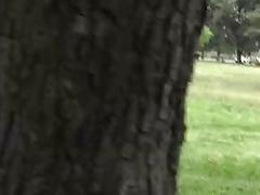 Jacked up gay dude picked up in the park and surprised by a big dick