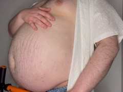 Gay fat belly, gay belly inflation, belly