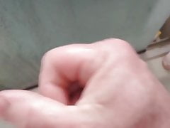 Cumming in the shower