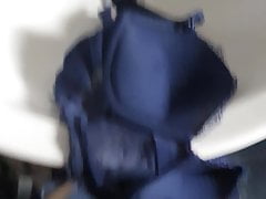 Cum on friend's bra