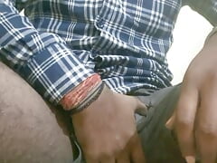 Boy masturbation at home alone.