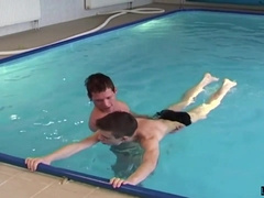 LUST FOR DUDES - Lads Kyle Martin and Jon Janes bum penetrate after swimming