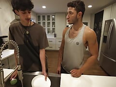 Thanks Stepbro!  TJ Wants to Impress StepBro Vincent, Chores, Dirty (mmm Smelly) Clothes, Crushing HARD.  Finally Gets Vincent!