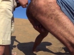 No condom Outdoor Joy with a Stranger on a Dune
