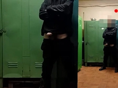Security Guard in Locker Guest room