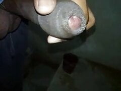 Indian Desi boy masturbate and cum in bathroom
