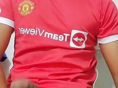 Male's Big Cock Is Masturbated