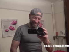 Amateur sextape: Jess ROYAN gets raw fucked and filled with cum by KEVIN DAVID, homemade Crunchboy