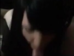 Crossdresser Smokes and Swallows