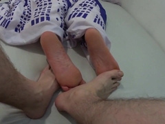 playing footsies with my best friend 2