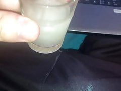 Jerking and cum play
