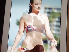 Cum on Olivia Wilde - march 2015