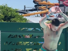 A intense geyser of jizz on a youngster's face after sultry hump with a stranger - 517