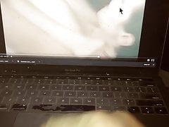 wanking to porn