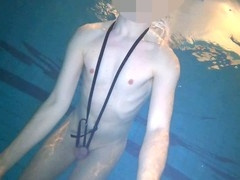 Naked Swim Cockring Cum