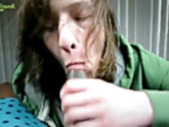 youngster Eatin black man-cream