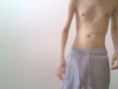 Strung Up boy attempting out clothes for meeting night