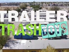 TRAILERTRASHBOYS Tatted Hairy Man Isaac X Wet Breeds Greg Riley