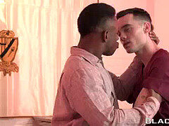 Buff black god drilling milky bum