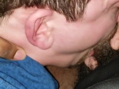 Throating BIG BLACK COCK Grindr Fuckfest In The Camper