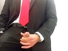 Suited Cumshot