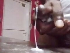 Black cock tributing to me