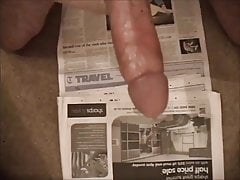 Huge slow-motion cumshot from 8 inch cock!