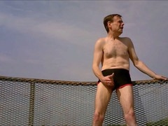 Massive daddy dick, hairy guys, outdoor cock action