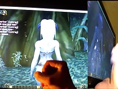 WoW Cum Tribute to AleciaEverbloom (World of Warcraft)