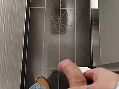 Public toilet jerking off