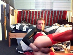 teasing myself again with my buttplug and fisting23