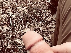 Cum in the woods 2