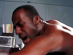 Big black boy fucked by his master