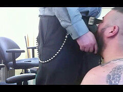 Rent-A-Cop teddy suck and smash