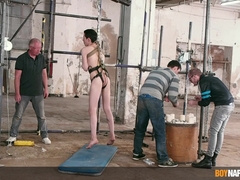 Boynapped - Gimp Liking It Too Much Part 1: Excited Lad Enjoys Soles Kittles And Smacking