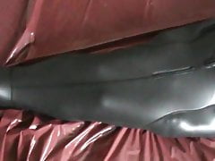 Neoprene bodybag, gasmask and biker helmet - 1