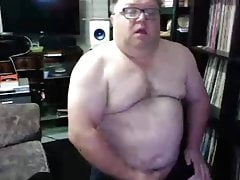 Daddy strokes on cam
