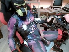 German babe Titten-Sau gets off with her toys and some cum action