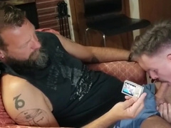 My First Time Blowing Andy's Massive Cock