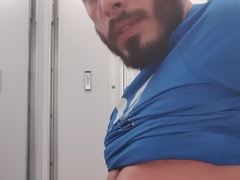 Stroking Off & Handsfree Jism in the airplane