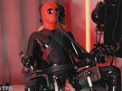 Rubber milking machine, drone, doll latex