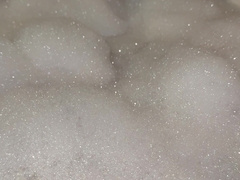 Fapping with bubbles in the douche