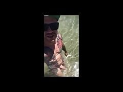 Hot tatooed gay at the beach